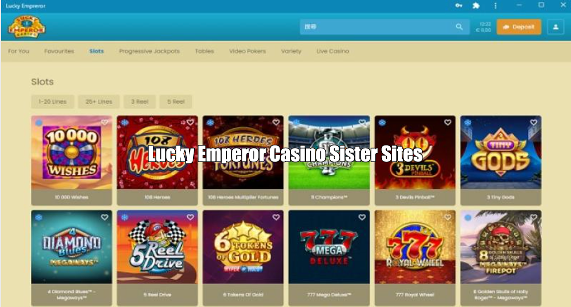 Lucky Emperor Casino Sister Sites